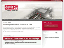 Tablet Screenshot of davit.de